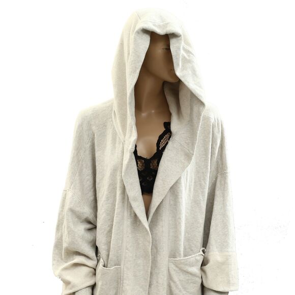 Free People We The Free Carissa Cardi Hoodie Top Oversized longline M NEW 284290 - Picture 5 of 14